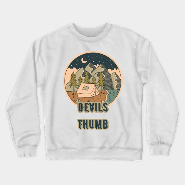 Devils Thumb Crewneck Sweatshirt by Canada Cities